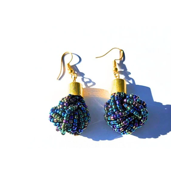 Ball Beaded Earrings
