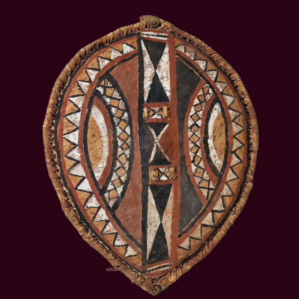 Maasai leather shield