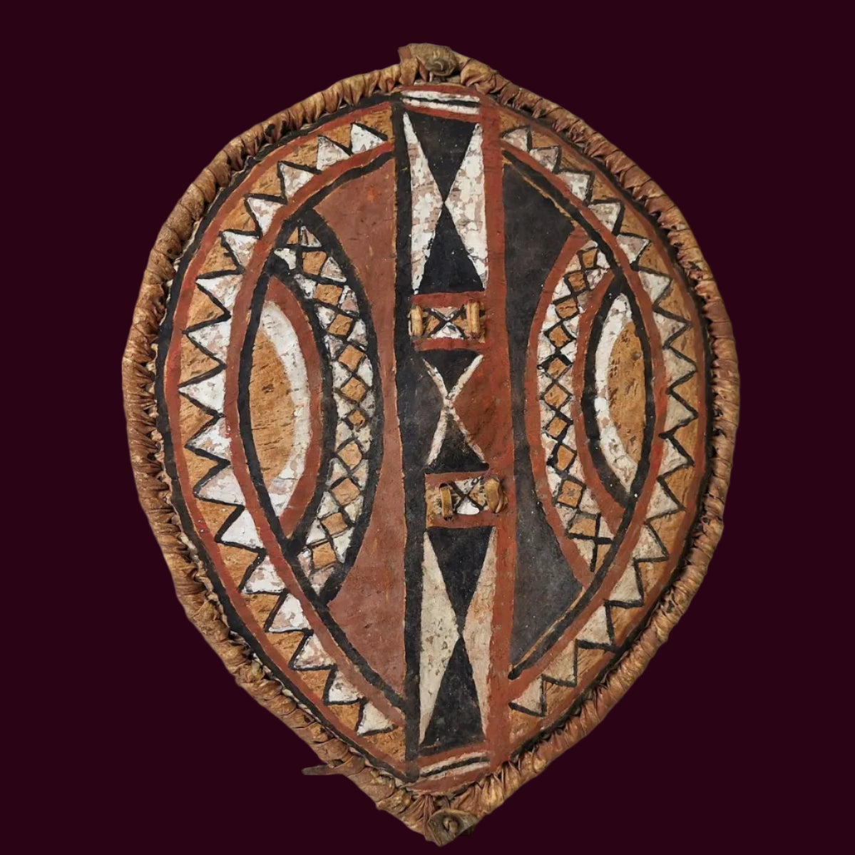 Maasai leather shield