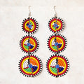 Maasai disk earrings