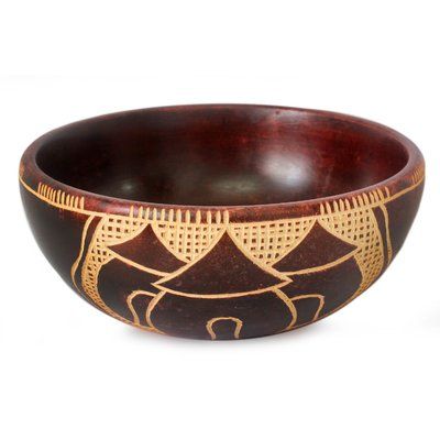 Wooden bowl