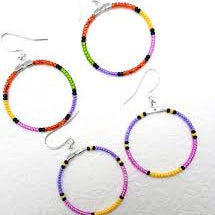 Large hoop earring