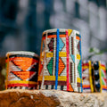 Colourful Beaded 3-Snap Button Bracelet