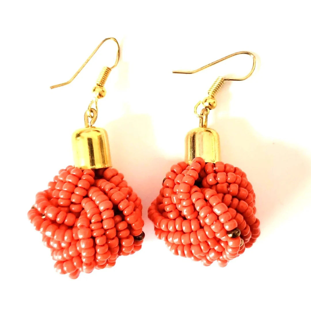 Ball Beaded Earrings